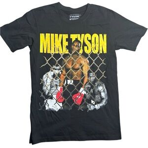 Mike‎ Tyson Collection Boxing Graphic T-Shirt Black Size Medium Made in USA